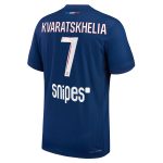 maillot domicile match psg nike dri-fit adv 2425 avec flocage kvaratskhelia 7 Série | Maillots et Vêtements PSG Exclusifs sur PSG Shop