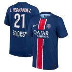 maillot domicile match psg nike dri-fit adv 2425 avec flocage l.hernandez 21 Série | Maillots et Vêtements PSG Exclusifs sur PSG Shop