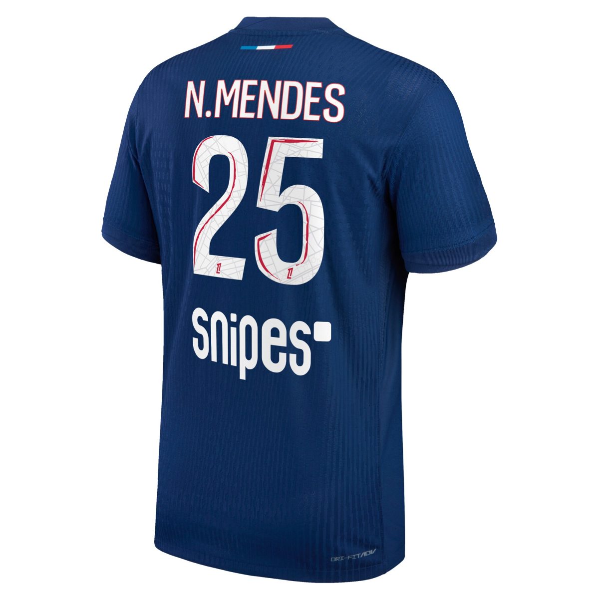 maillot domicile match psg nike dri-fit adv 2425 avec flocage n.mendes 25 Série | Maillots et Vêtements PSG Exclusifs sur PSG Shop