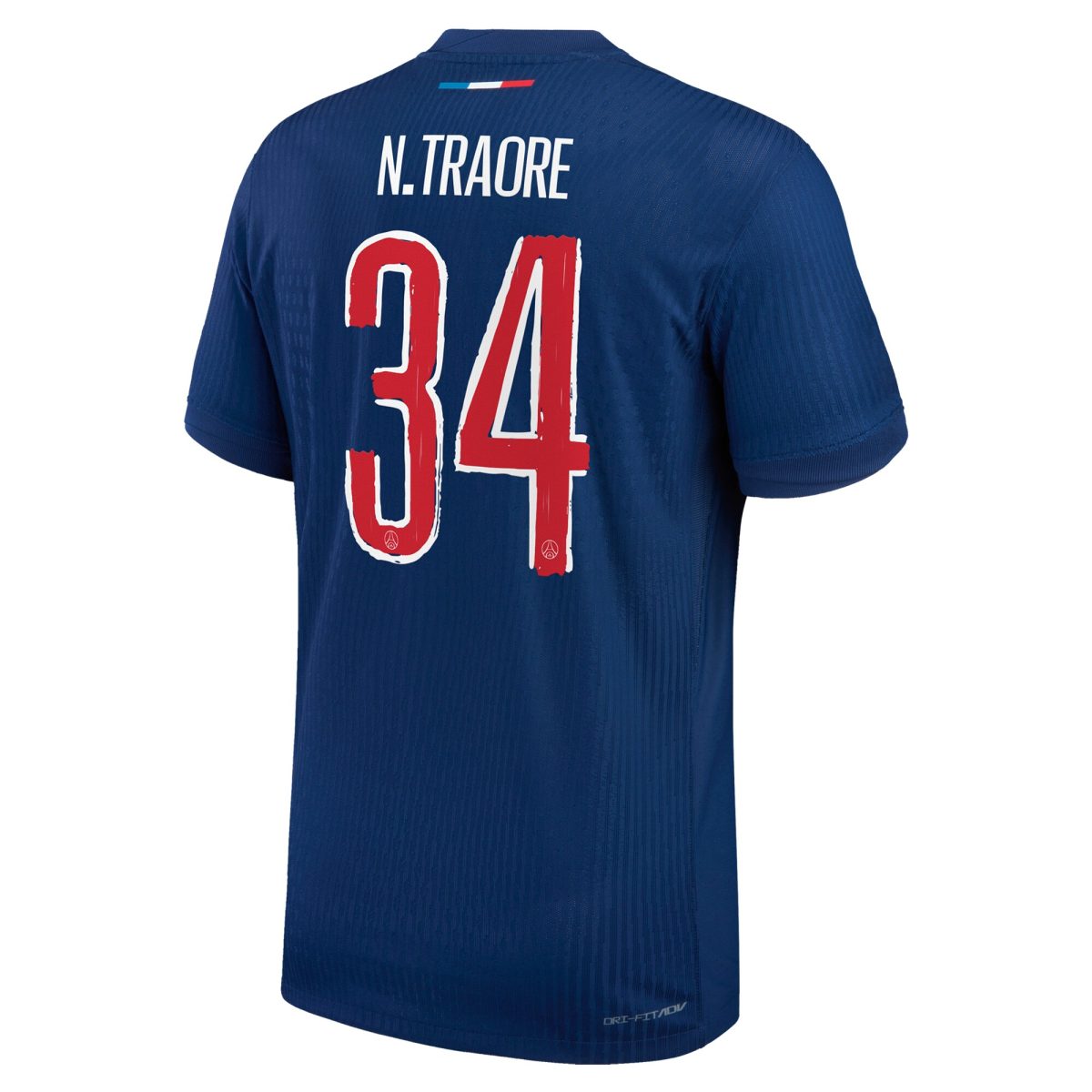maillot domicile match psg nike dri-fit adv 2425 avec flocage n.traore 34 Série | Maillots et Vêtements PSG Exclusifs sur PSG Shop