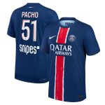 maillot domicile match psg nike dri-fit adv 2425 avec flocage pacho 51 Série | Maillots et Vêtements PSG Exclusifs sur PSG Shop