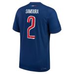 maillot domicile match psg nike dri-fit adv 2425 avec flocage samoura 2 Série | Maillots et Vêtements PSG Exclusifs sur PSG Shop