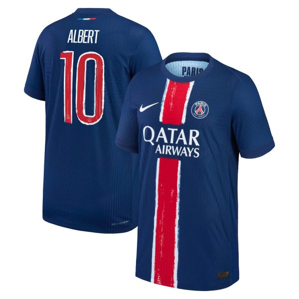 maillot domicile match psg nike dri-fit adv 2425 – enfant avec flocage albert 10 Série | Maillots et Vêtements PSG Exclusifs sur PSG Shop
