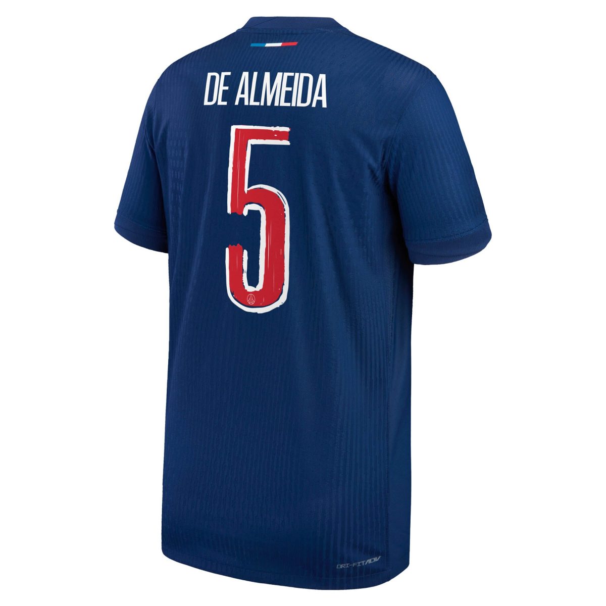 maillot domicile match psg nike dri-fit adv 2425 – enfant avec flocage de almeida 5 Série | Maillots et Vêtements PSG Exclusifs sur PSG Shop