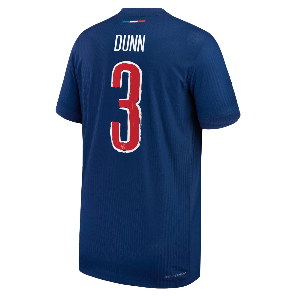 maillot domicile match psg nike dri-fit adv 2425 – enfant avec flocage dunn 3 Série | Maillots et Vêtements PSG Exclusifs sur PSG Shop