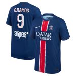 maillot domicile match psg nike dri-fit adv 2425 – enfant avec flocage g.ramos 9 Série | Maillots et Vêtements PSG Exclusifs sur PSG Shop