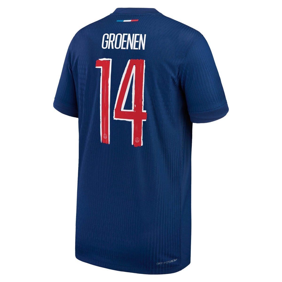 maillot domicile match psg nike dri-fit adv 2425 – enfant avec flocage groenen 14 Série | Maillots et Vêtements PSG Exclusifs sur PSG Shop