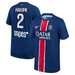 maillot domicile match psg nike dri-fit adv 2425 – enfant avec flocage hakimi 2 Série | Maillots et Vêtements PSG Exclusifs sur PSG Shop