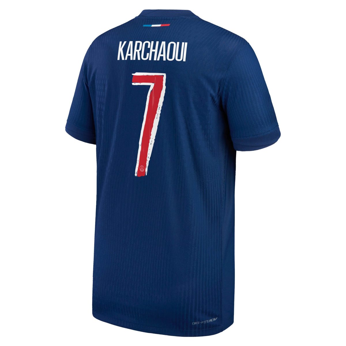 maillot domicile match psg nike dri-fit adv 2425 – enfant avec flocage karchaoui 7 Série | Maillots et Vêtements PSG Exclusifs sur PSG Shop