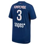 maillot domicile match psg nike dri-fit adv 2425 – enfant avec flocage kimpembe 3 Série | Maillots et Vêtements PSG Exclusifs sur PSG Shop