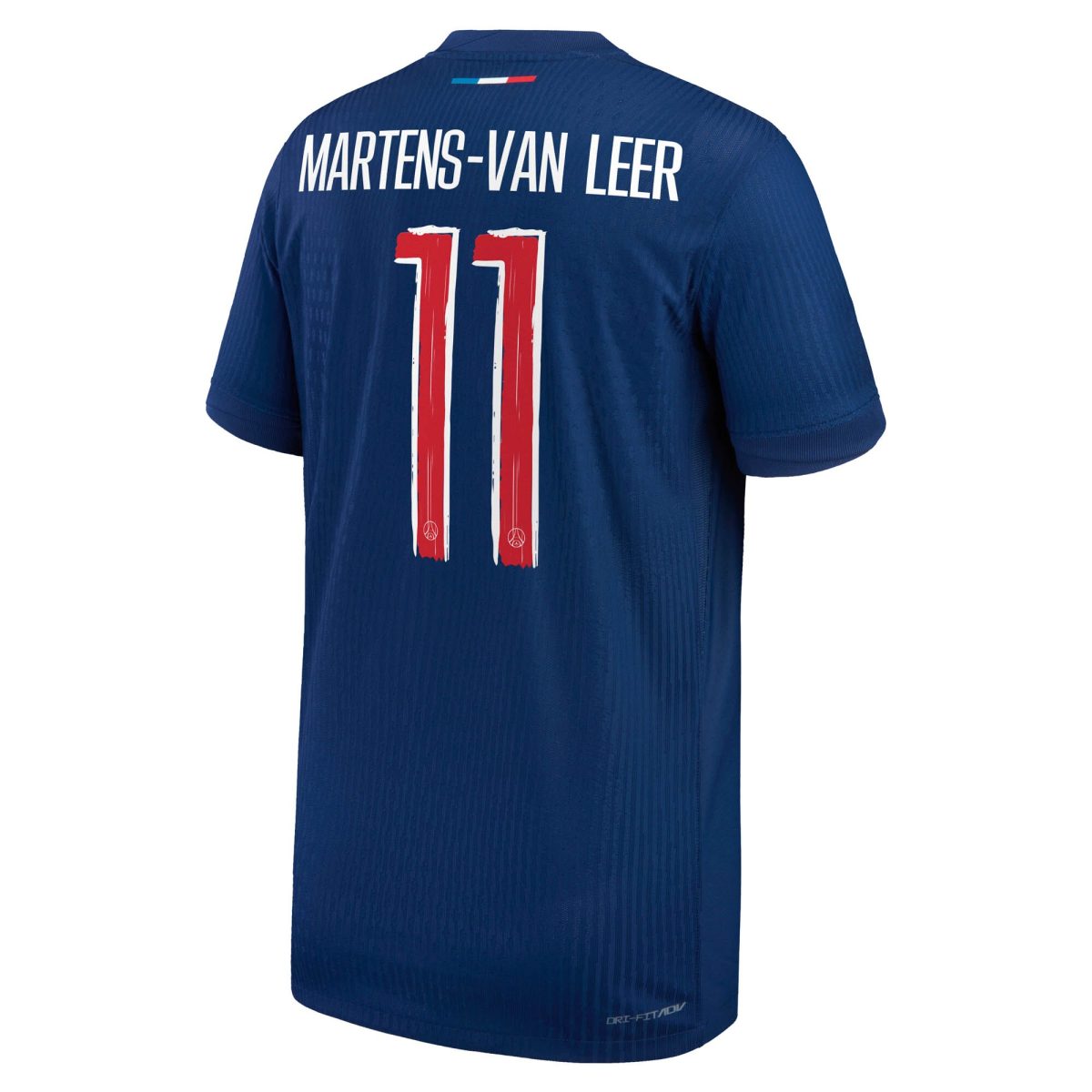 maillot domicile match psg nike dri-fit adv 2425 – enfant avec flocage martens-van leer 11 Série | Maillots et Vêtements PSG Exclusifs sur PSG Shop