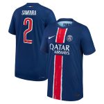 maillot domicile match psg nike dri-fit adv 2425 – enfant avec flocage samoura 2 Série | Maillots et Vêtements PSG Exclusifs sur PSG Shop