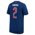 maillot domicile match psg nike dri-fit adv 2425 – enfant avec flocage samoura 2 Série | Maillots et Vêtements PSG Exclusifs sur PSG Shop