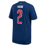 maillot domicile match psg nike dri-fit adv 2425 – enfant – flocage coupe hakimi 2 Série | Maillots et Vêtements PSG Exclusifs sur PSG Shop