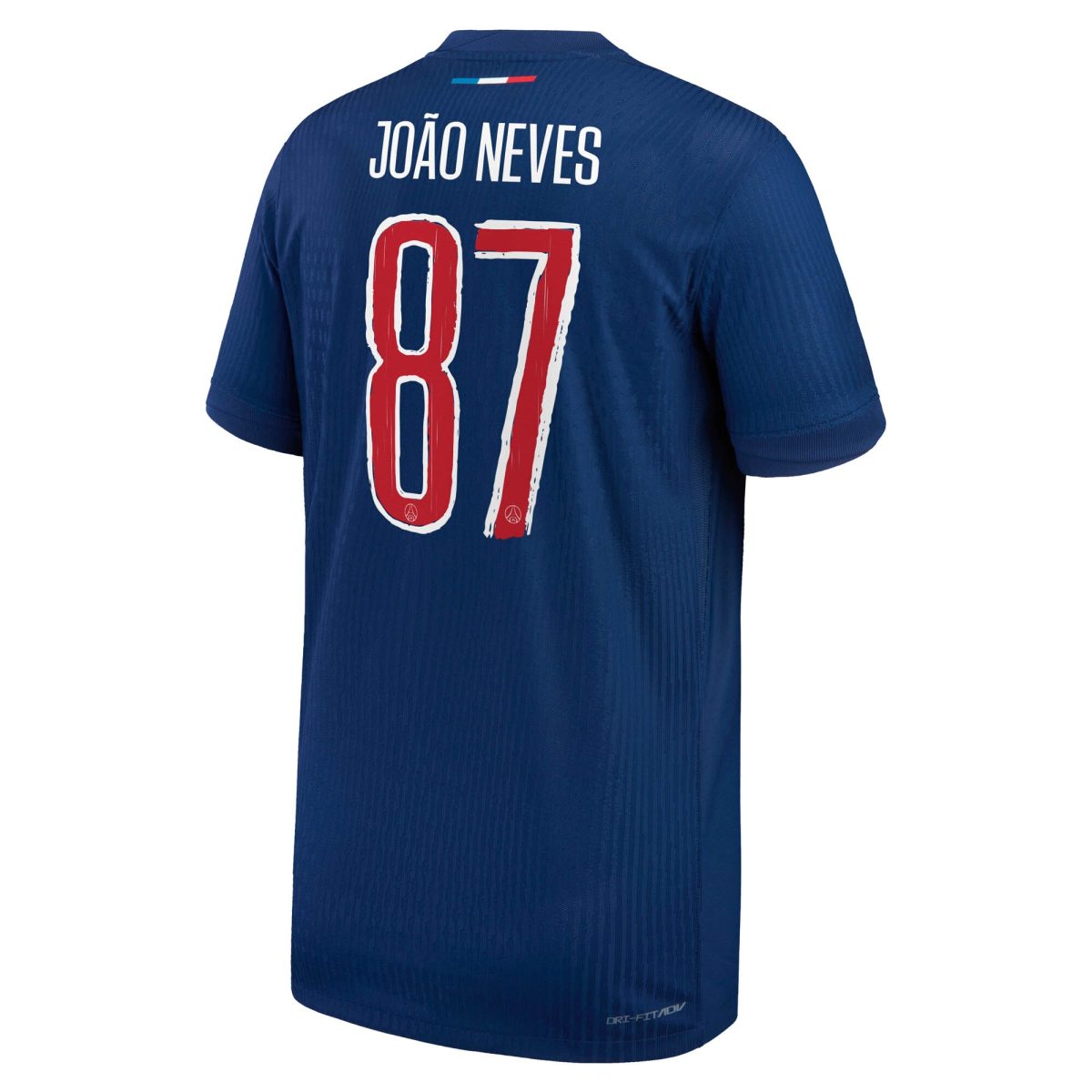maillot domicile match psg nike dri-fit adv 2425 – enfant – flocage coupe joao neves 87 Série | Maillots et Vêtements PSG Exclusifs sur PSG Shop
