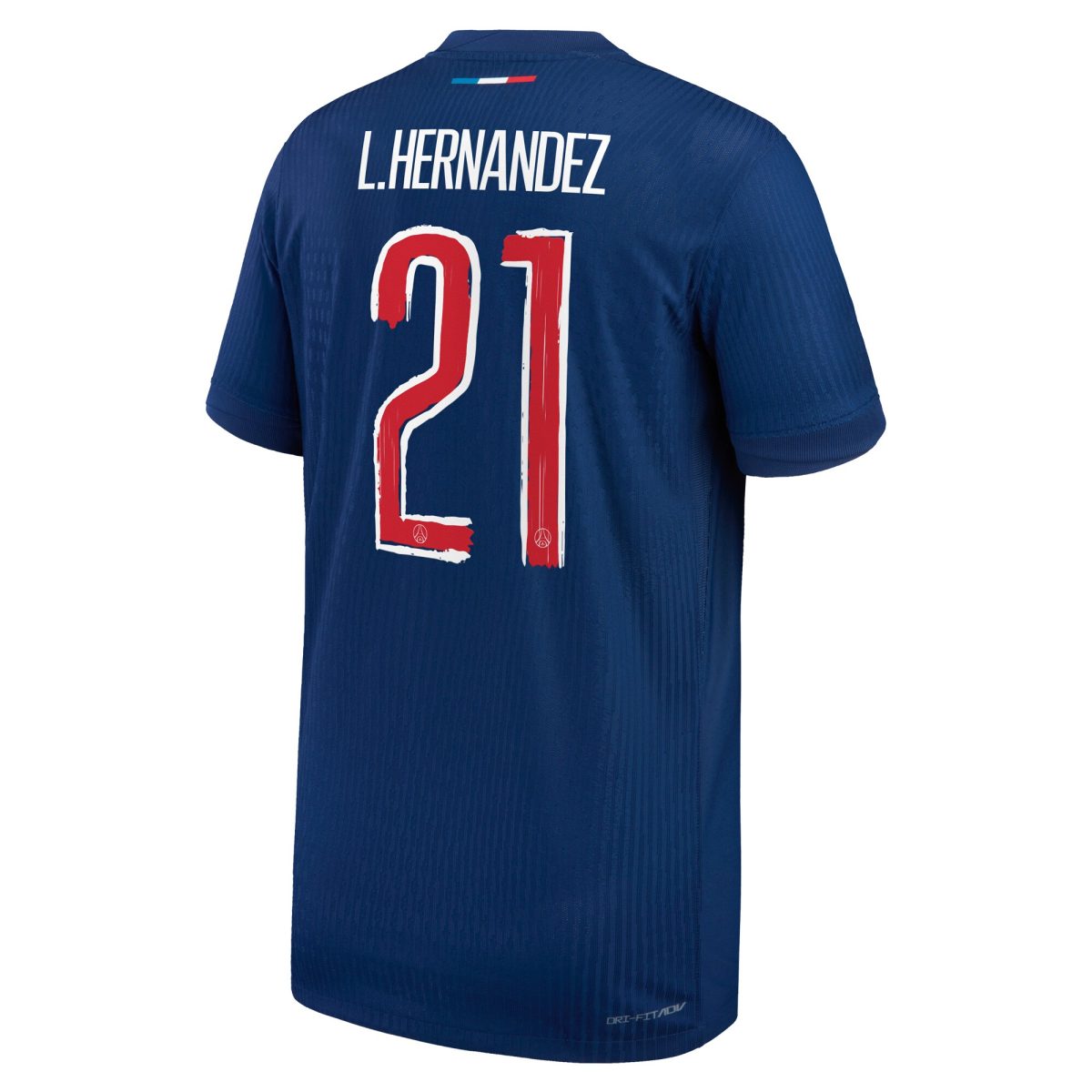maillot domicile match psg nike dri-fit adv 2425 – enfant – flocage coupe l.hernandez 21 Série | Maillots et Vêtements PSG Exclusifs sur PSG Shop