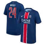 maillot domicile match psg nike dri-fit adv 2425 – enfant – flocage coupe mayulu 24 Série | Maillots et Vêtements PSG Exclusifs sur PSG Shop