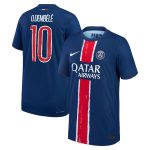 maillot domicile match psg nike dri-fit adv 2425 – enfant – flocage coupe o.dembele 10 Série | Maillots et Vêtements PSG Exclusifs sur PSG Shop