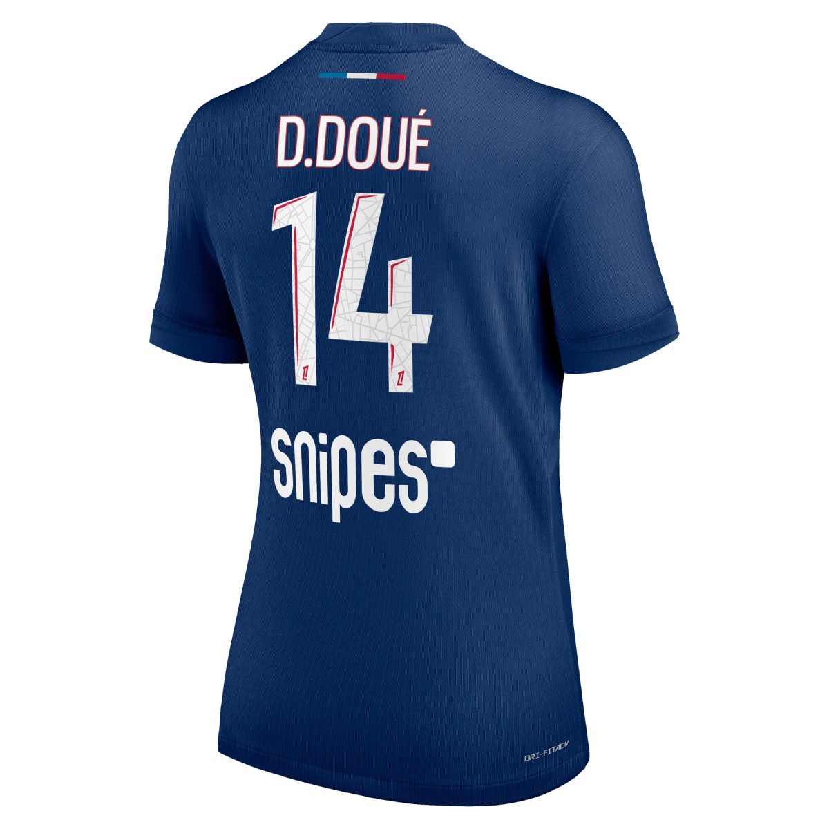 maillot domicile match psg nike dri-fit adv 2425 – femme avec flocage d.doue 14 Série | Maillots et Vêtements PSG Exclusifs sur PSG Shop