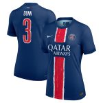 maillot domicile match psg nike dri-fit adv 2425 – femme avec flocage dunn 3 Série | Maillots et Vêtements PSG Exclusifs sur PSG Shop