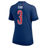 maillot domicile match psg nike dri-fit adv 2425 – femme avec flocage dunn 3 Série | Maillots et Vêtements PSG Exclusifs sur PSG Shop