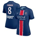 maillot domicile match psg nike dri-fit adv 2425 – femme avec flocage fabian 8 Série | Maillots et Vêtements PSG Exclusifs sur PSG Shop
