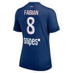 maillot domicile match psg nike dri-fit adv 2425 – femme avec flocage fabian 8 Série | Maillots et Vêtements PSG Exclusifs sur PSG Shop