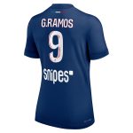 maillot domicile match psg nike dri-fit adv 2425 – femme avec flocage g.ramos 9 Série | Maillots et Vêtements PSG Exclusifs sur PSG Shop