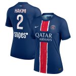 maillot domicile match psg nike dri-fit adv 2425 – femme avec flocage hakimi 2 Série | Maillots et Vêtements PSG Exclusifs sur PSG Shop