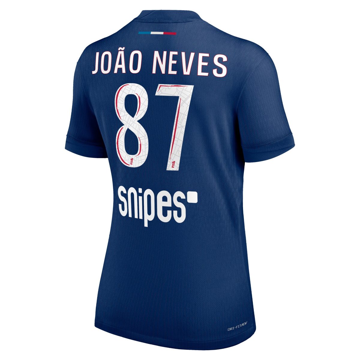 maillot domicile match psg nike dri-fit adv 2425 – femme avec flocage joao neves 87 Série | Maillots et Vêtements PSG Exclusifs sur PSG Shop