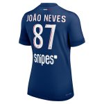 maillot domicile match psg nike dri-fit adv 2425 – femme avec flocage joao neves 87 Série | Maillots et Vêtements PSG Exclusifs sur PSG Shop