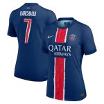 maillot domicile match psg nike dri-fit adv 2425 – femme avec flocage karchaoui 7 Série | Maillots et Vêtements PSG Exclusifs sur PSG Shop