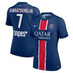 maillot domicile match psg nike dri-fit adv 2425 – femme avec flocage kvaratskhelia 7 Série | Maillots et Vêtements PSG Exclusifs sur PSG Shop