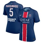 maillot domicile match psg nike dri-fit adv 2425 – femme avec flocage marquinhos 5 Série | Maillots et Vêtements PSG Exclusifs sur PSG Shop