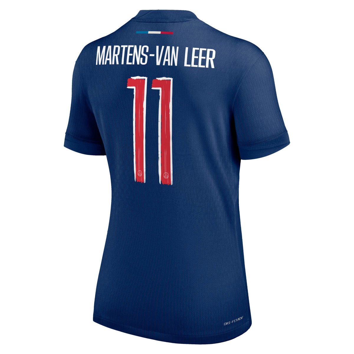 maillot domicile match psg nike dri-fit adv 2425 – femme avec flocage martens-van leer 11 Série | Maillots et Vêtements PSG Exclusifs sur PSG Shop