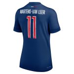 maillot domicile match psg nike dri-fit adv 2425 – femme avec flocage martens-van leer 11 Série | Maillots et Vêtements PSG Exclusifs sur PSG Shop