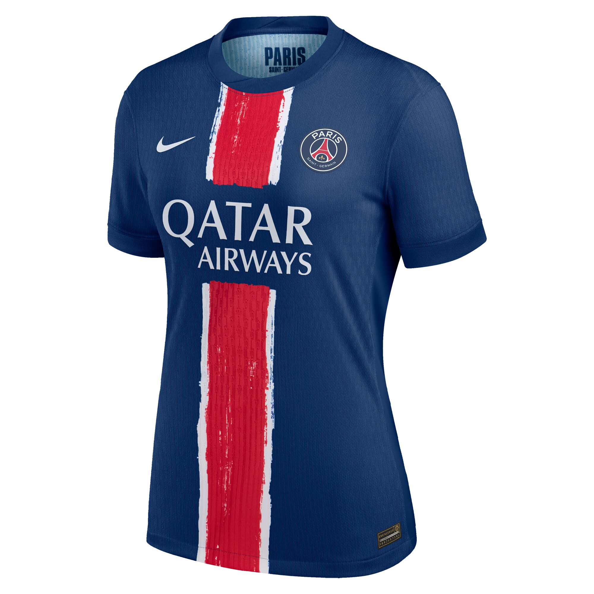 maillot domicile match psg nike dri-fit adv 2425 – femme avec flocage n.mendes 25 Série | Maillots et Vêtements PSG Exclusifs sur PSG Shop