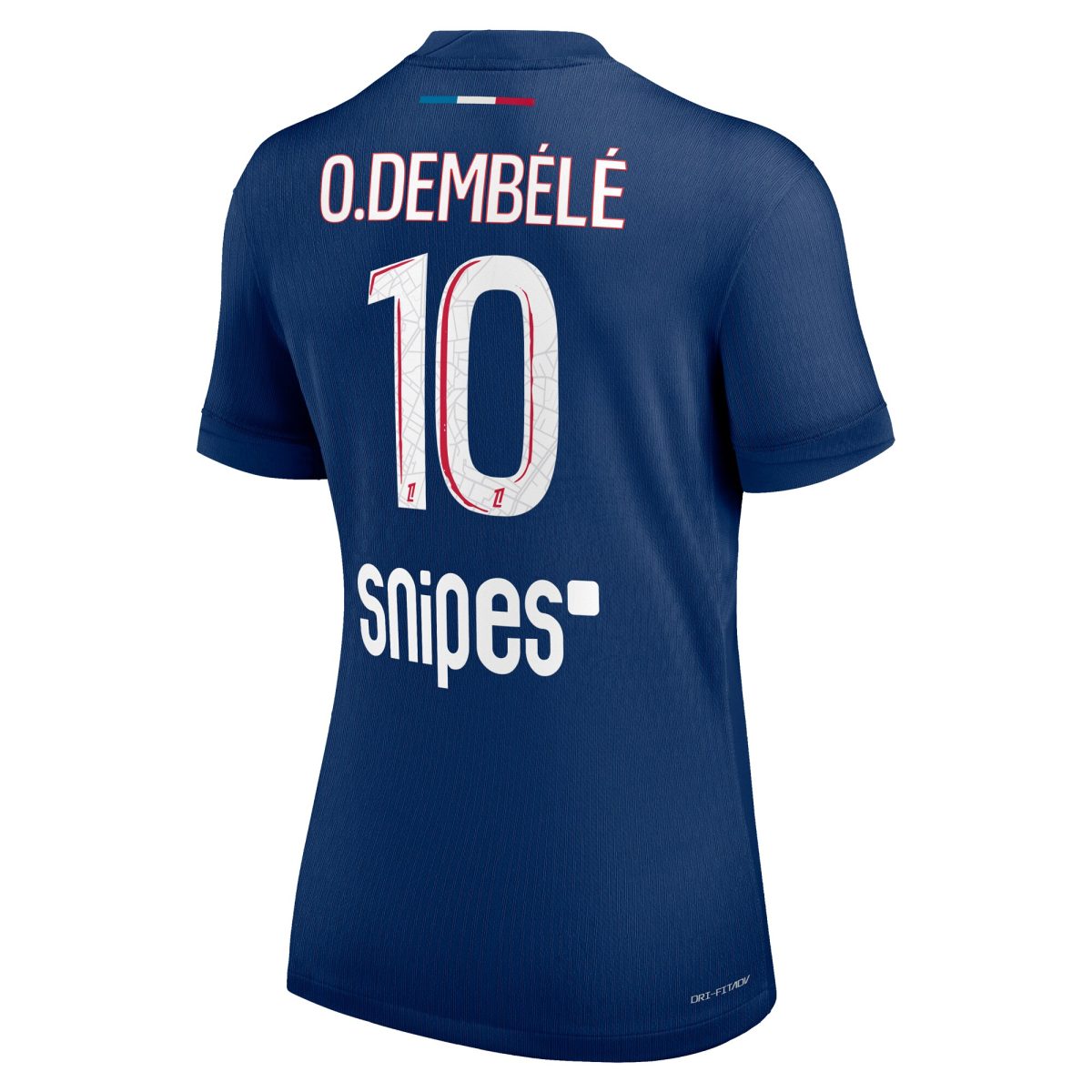 maillot domicile match psg nike dri-fit adv 2425 – femme avec flocage o.dembele 10 Série | Maillots et Vêtements PSG Exclusifs sur PSG Shop