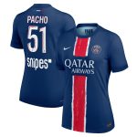 maillot domicile match psg nike dri-fit adv 2425 – femme avec flocage pacho 51 Série | Maillots et Vêtements PSG Exclusifs sur PSG Shop