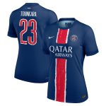 maillot domicile match psg nike dri-fit adv 2425 – femme avec flocage tounkara 23 Série | Maillots et Vêtements PSG Exclusifs sur PSG Shop