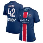 maillot domicile match psg nike dri-fit adv 2425 – femme avec flocage zague 42 Série | Maillots et Vêtements PSG Exclusifs sur PSG Shop