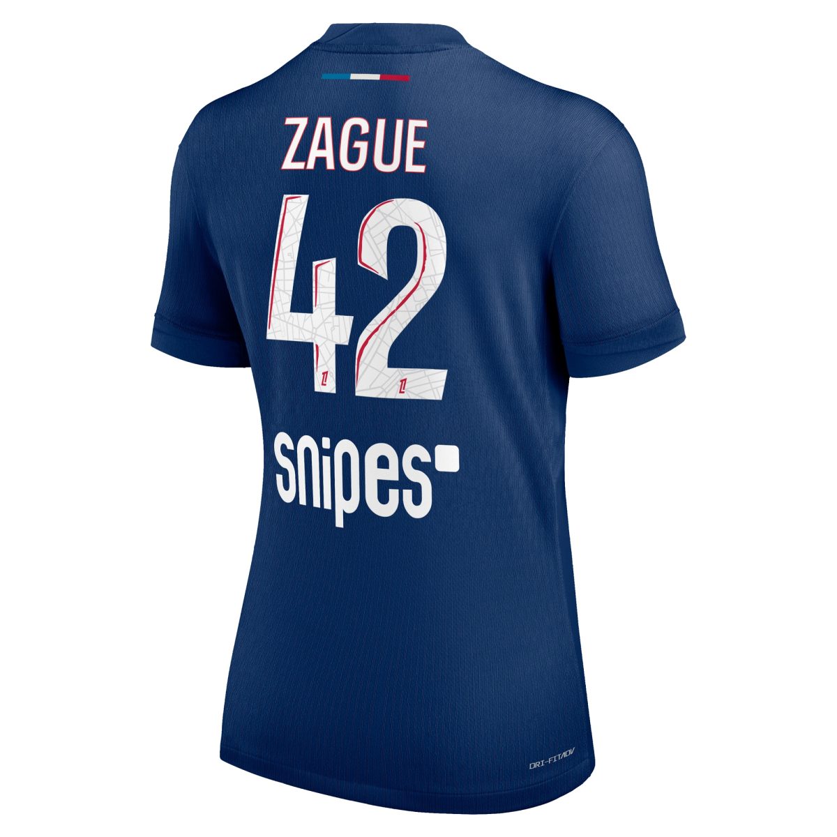 maillot domicile match psg nike dri-fit adv 2425 – femme avec flocage zague 42 Série | Maillots et Vêtements PSG Exclusifs sur PSG Shop
