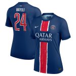 maillot domicile match psg nike dri-fit adv 2425 – femme – flocage coupe mayulu 24 Série | Maillots et Vêtements PSG Exclusifs sur PSG Shop