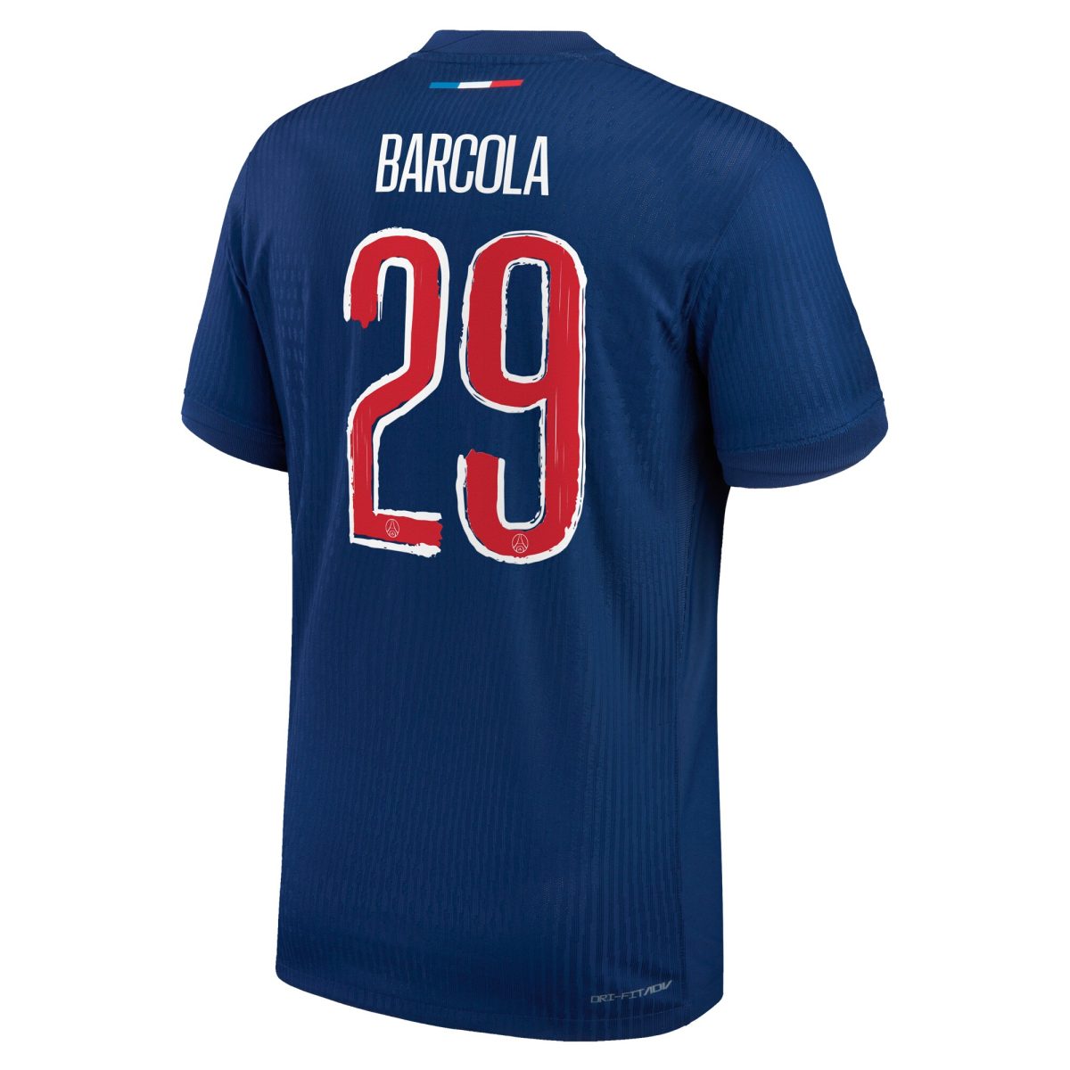 maillot domicile match psg nike dri-fit adv 2425 – flocage coupe barcola 29 Série | Maillots et Vêtements PSG Exclusifs sur PSG Shop