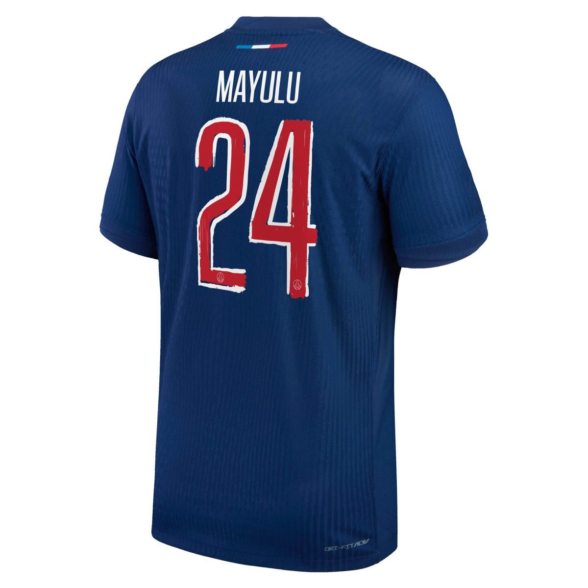 maillot domicile match psg nike dri-fit adv 2425 – flocage coupe mayulu 24 Série | Maillots et Vêtements PSG Exclusifs sur PSG Shop