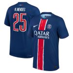 maillot domicile match psg nike dri-fit adv 2425 – flocage coupe n.mendes 25 Série | Maillots et Vêtements PSG Exclusifs sur PSG Shop