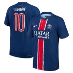 maillot domicile match psg nike dri-fit adv 2425 – flocage coupe o.dembele 10 Série | Maillots et Vêtements PSG Exclusifs sur PSG Shop