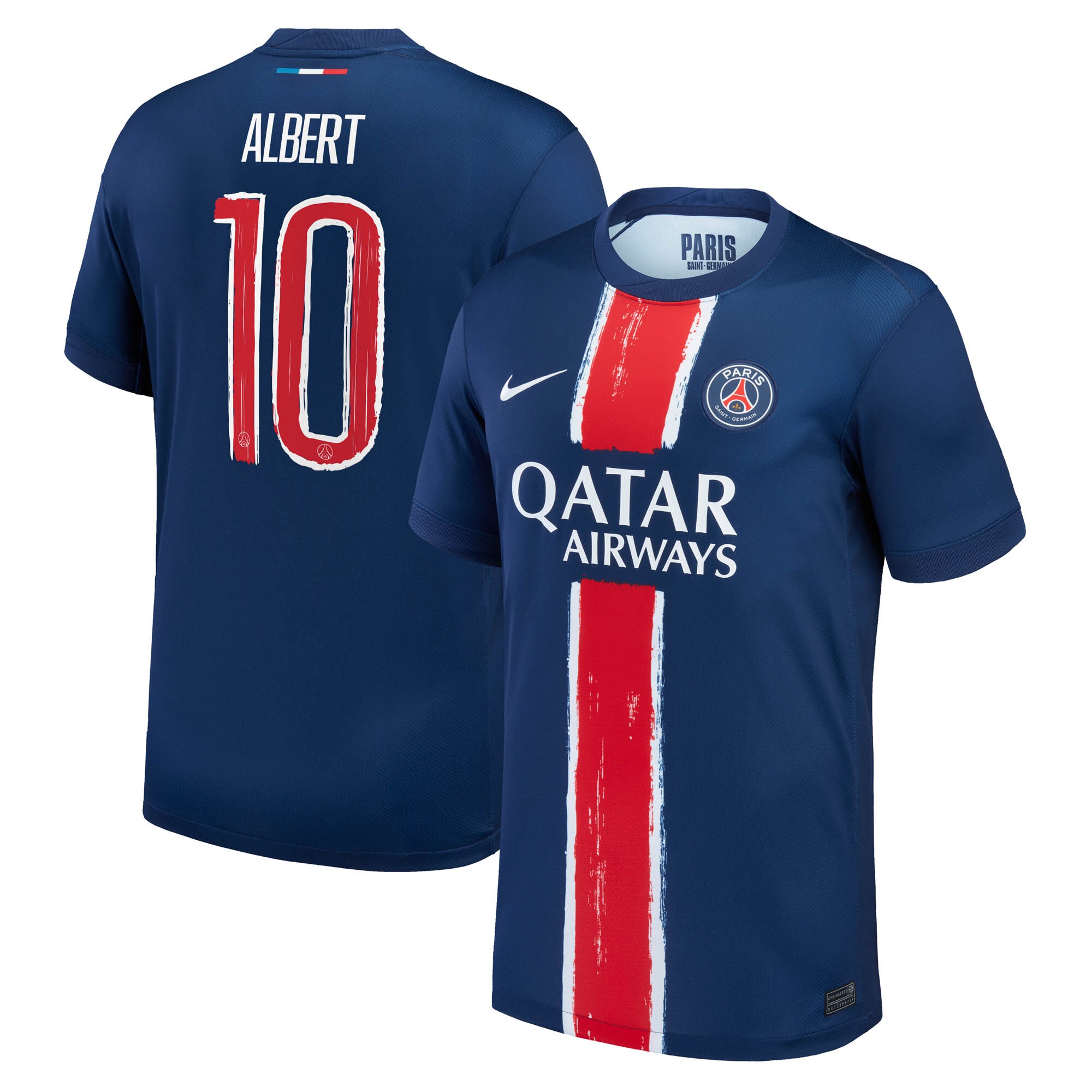 maillot domicile stadium psg nike 2425 avec flocage albert 10 Série | Maillots et Vêtements PSG Exclusifs sur PSG Shop