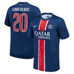 maillot domicile stadium psg nike 2425 avec flocage elimbi gilbert 20 Série | Maillots et Vêtements PSG Exclusifs sur PSG Shop