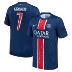 maillot domicile stadium psg nike 2425 avec flocage karchaoui 7 Série | Maillots et Vêtements PSG Exclusifs sur PSG Shop